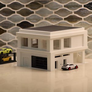Modern House Diorama for 164 Model Cars / Premium Quality Miniature Display Diorama House / Unique Gift Idea for Car Lovers