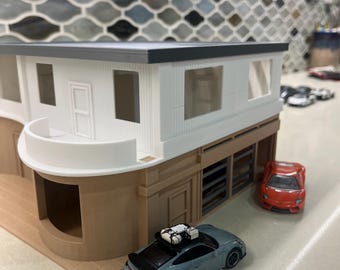1/64 Scale Car Garage Model Diorama - Etsy