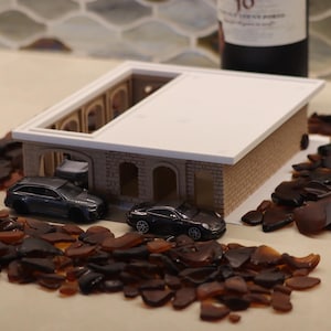 1:64 Scale Diorama Restaurant for 1/64 Cars, Gift idea for Car lovers