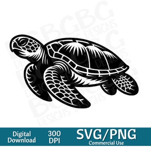 Meeresschildkröte svg, Meeressvg, Meeresschildkröte Clipart, Schildkröte svg, svg, png, Vektorgrafik, Laser Engraver, cnc, Clip Art,