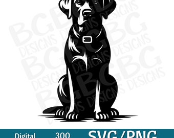 Labrador Retriever geschnitten Datei, Labrador Clipart, cnc, PNG, EPS, Clipart, Jagdhund svg, Entenhund svg, Labrador Vektor, Labrador sitzend svg