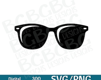 Sunglasses SVG, glasses clipart, Digital Cut Files, Cool Sunglasses, png, vector graphic, laser engraver, cnc, Clip art,