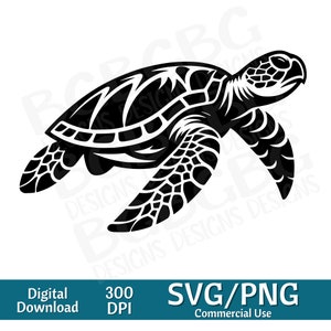 Meeresschildkröte svg, Meeressvg, Meeresschildkröte Clipart, Schildkröte svg, svg, png, Vektorgrafik, Laser Engraver, cnc, Clip Art,