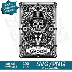 La carta del tarot del novio SVG PNG, divertido, espiritual, diseño de sublimación, celestial, sarcástico, descargar, carta del tarot svg, grabado láser