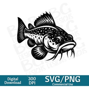 Poisson-chat SVG, SVG de chat bleu, pêche SVG, vecteur de poisson-chat, svg, png, illustration vectorielle, graveur laser, cnc, clipart,