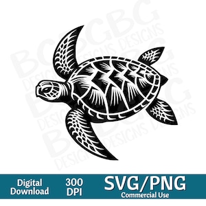 Meeresschildkröte svg, Meeressvg, Meeresschildkröte Clipart, Schildkröte svg, svg, png, Vektorgrafik, Laser Engraver, cnc, Clip Art,