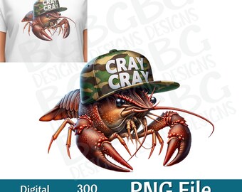 ザリガニ PNG、ザリガニの昇華、バイユー クリップアート、おやつのような見た目、ルイジアナ png、PNG、マッド バグ PNG、ザリガニ、迷彩柄の帽子