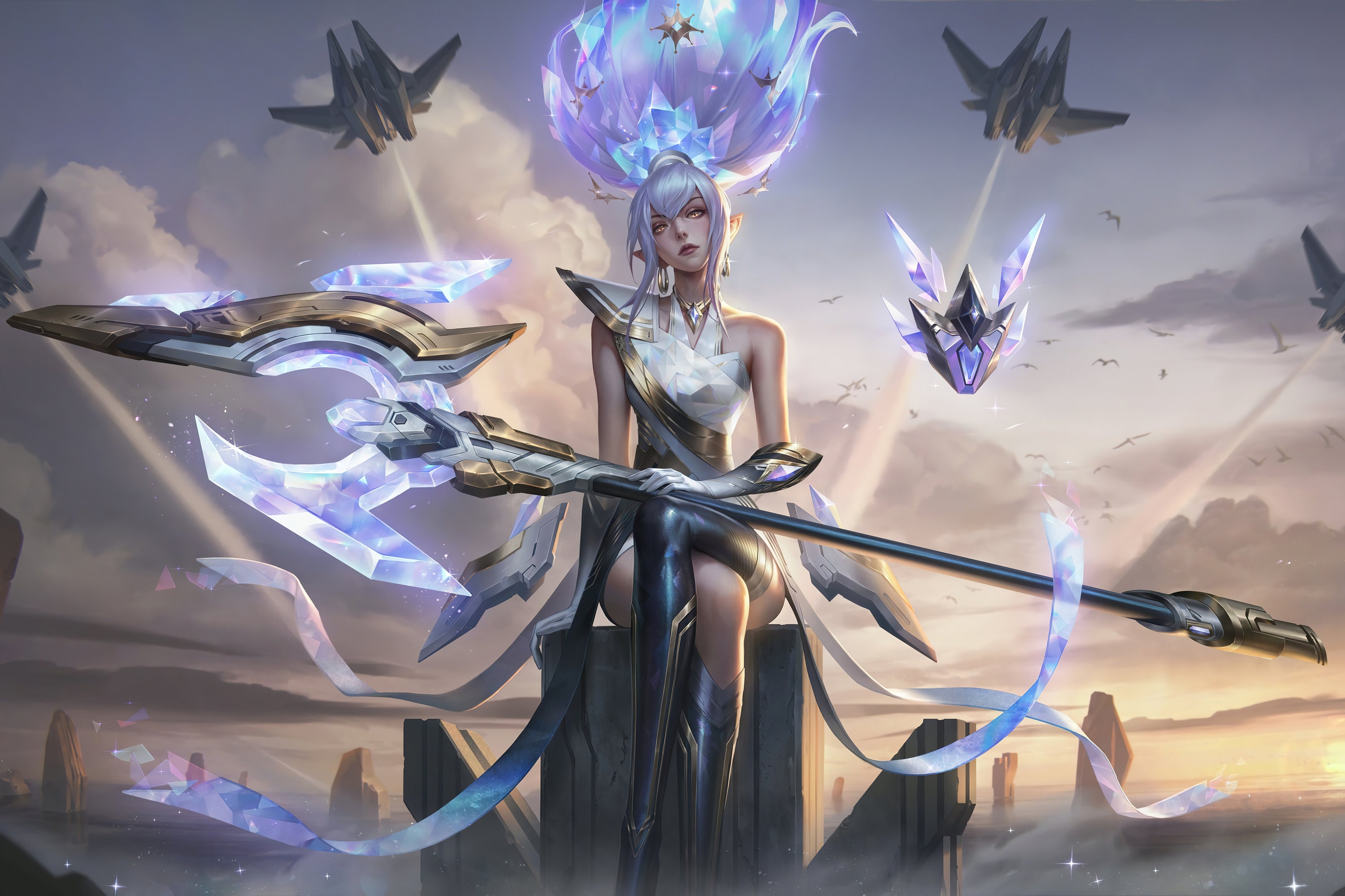 Prestige Cyber Halo Janna Splash Art