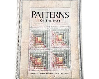 Patrones del pasado, Current Inc., Diseños de acolchado, Libro en espiral, 1993, Vintage