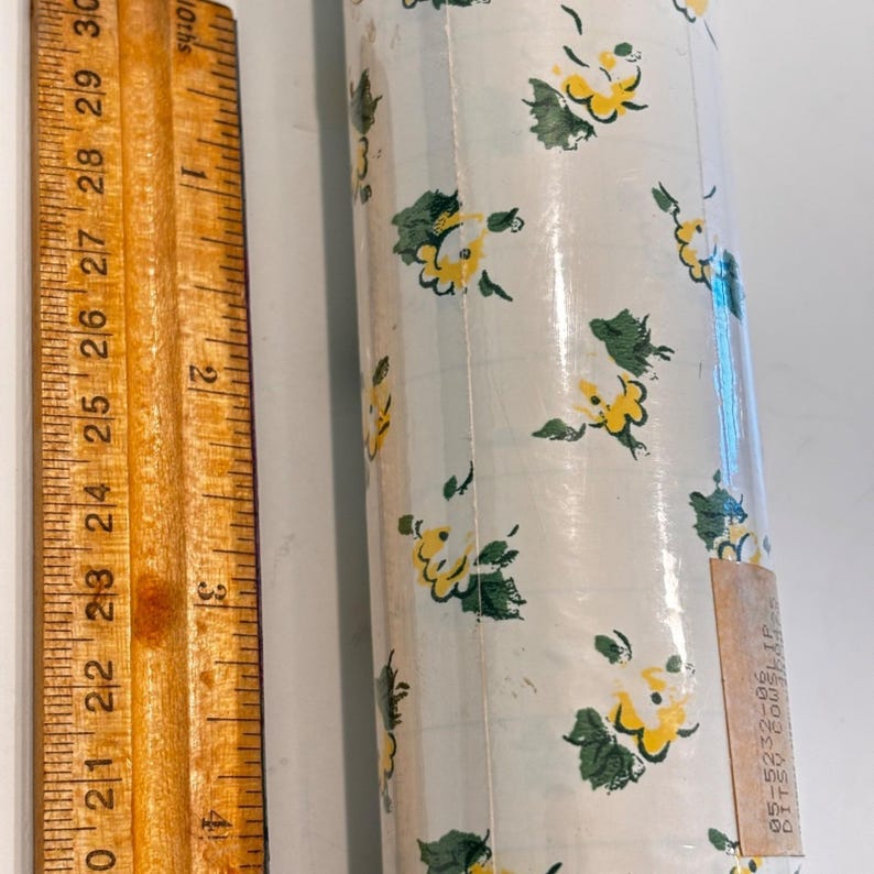 Vinilo autoadhesivo vintage Laura Ashley para cubrir estantes y cajones, diseño de flores, 4,5 m imagen 2