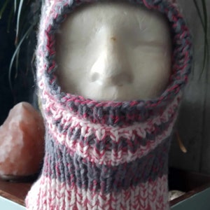 Hand knitted Hat / Balaclava