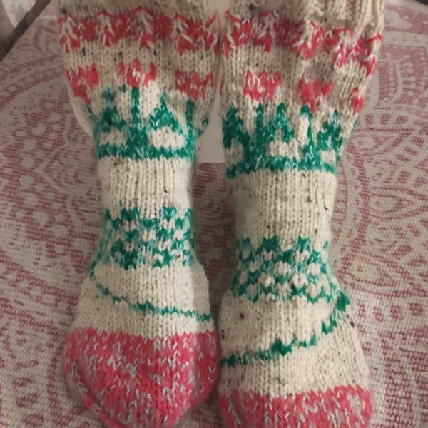 Winter Hand Knitted Wool Socks