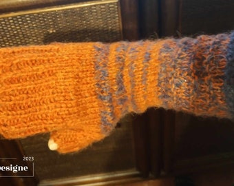 Alpaca Vingerloze Armwarmers / Handschoenen