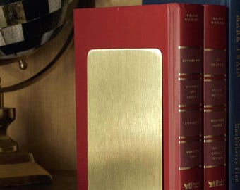 Solid Brass Bookends Made in Canada