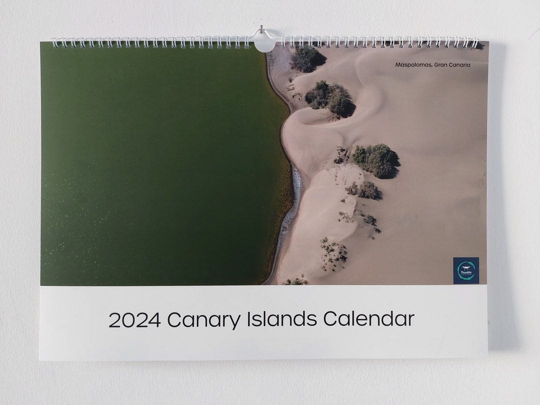2025 Calendar canary Islands Theme Etsy UK