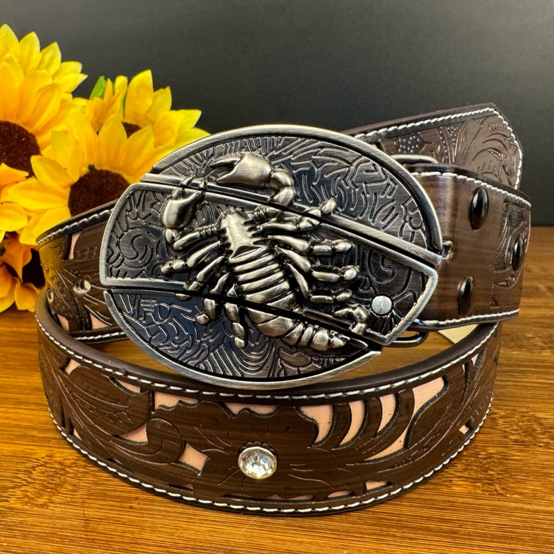 Scorpion Knife Belt Buckle,self Defense Stainless Steel, Gift for Him, Belt Buckle