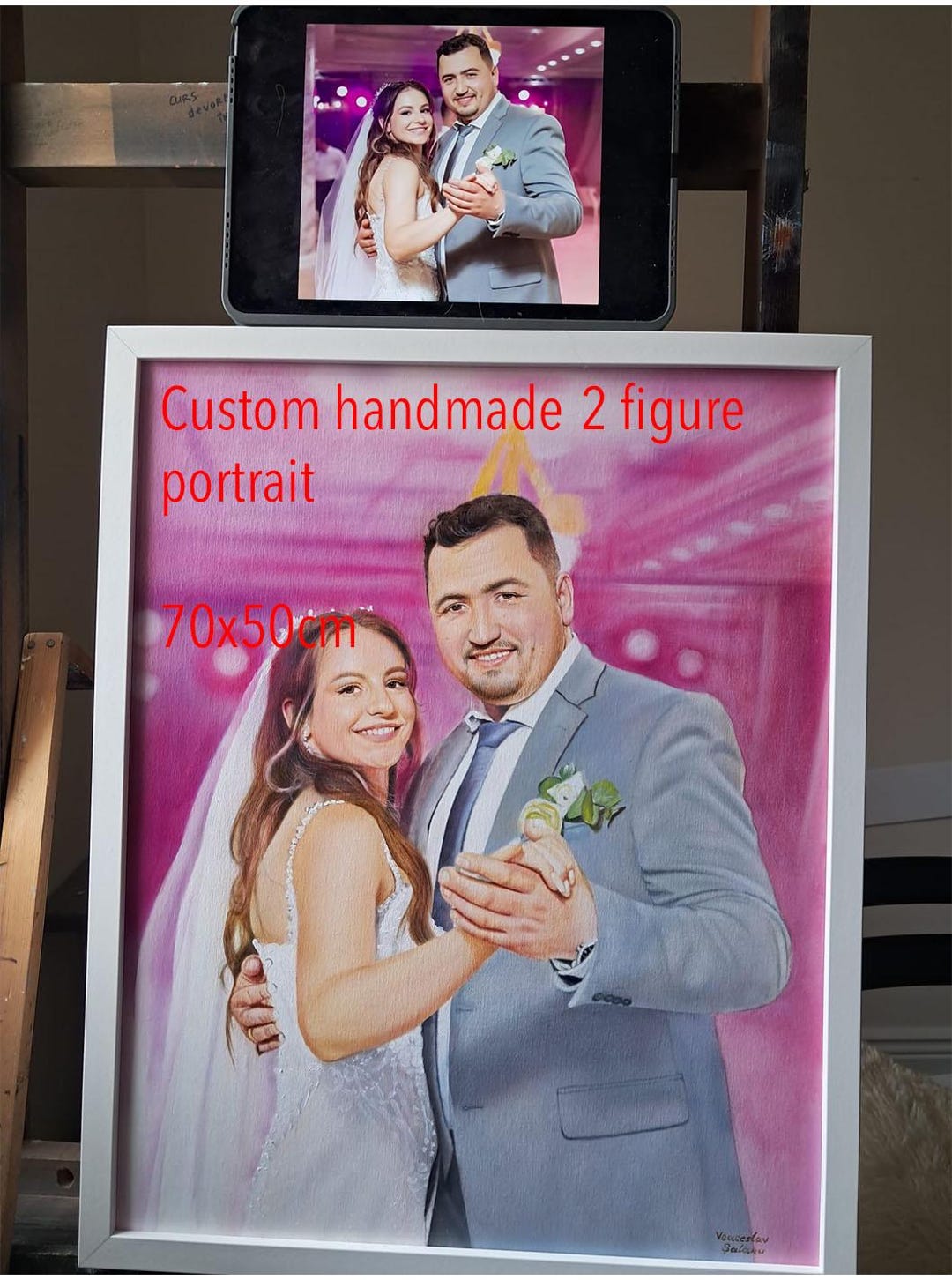 Custom Pcitures Custom Portrait From Photo, Commission Painting From Photo, Custom ...