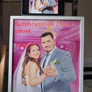 Custom Portrait From Photo, Commission Painting From Photo, Custom Person Portrait, Portrait Painting, Portrait Painting On Canvas