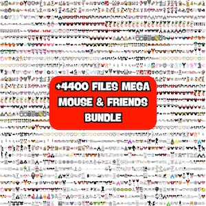 4400+ Files Mega Mouse & Friends Bundle, Mega Bundle, Mega SVG Bundle, Ears Svg, Family Trip 2025 Bundle, Mouse Ears Svg, Mouse Bundle