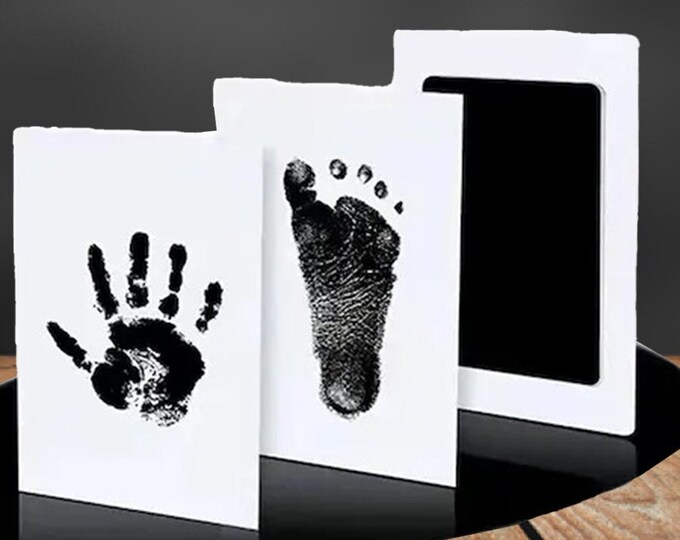 Newborn Baby Hand and Footprint Kit | Inkless Print Kit | Newborn Gift| With Different Colour Options