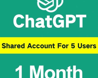 Abbonamento Chat GPT Plus / GPT-4 / Account da 1 mese / Consegna immediata /