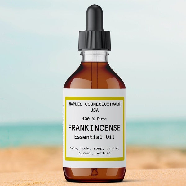 Frankincense Essential Oil Pure, Undiluted, Premium Grade, Bulk For Cosmetics, Skin, Soap, Candle and Diffuser