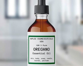 Oregano Essential Oil Pure, Undiluted, Premium Grade, Bulk For Cosmetics, Skin, Soap, Candle and Diffuser