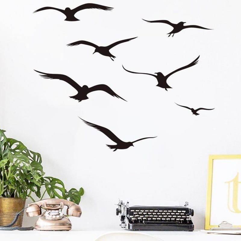 Bird Wall Decal - Etsy UK