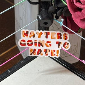 Hayters Going To Hate 2.5&quot; vinyl sticker , Pro Wrestling sticker, AEW themed sticker, WWE laptop sticker, NJPW Gift, Jamie Hayter
