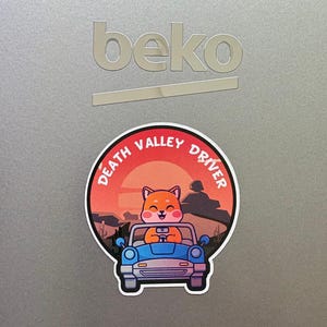 Death Valley Driver Magnet: Pro Wrestling AEW WWE WCW Themed fridge magnet (2.5in)