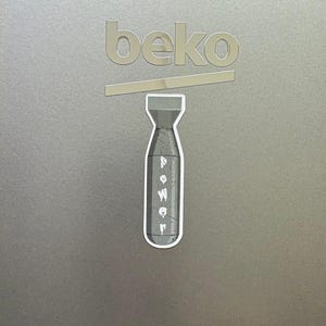 Powerbomb Magnet: Pro Wrestling AEW WWE WCW Themed fridge magnet (2.5in)