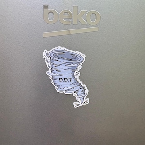 Tornado DDT Magnet: Pro Wrestling AEW WWE Themed fridge magnet (2.5in)