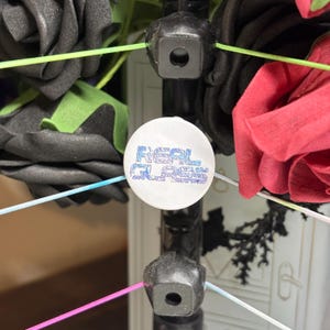 Real Glass 25mm/1in button badges, Pro Wrestling themed Pin Badge AEW WWE