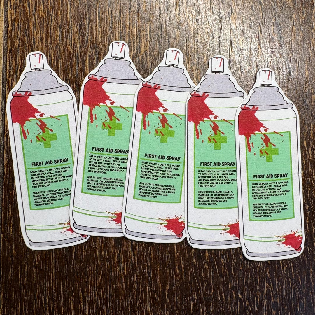 First Aid Spray: Resident Evil Biohazard Video Game Single Sticker - Etsy