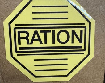 Ration sticker - Metal Gear Solid Alert Symbol 2.5" sticker