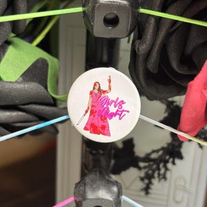 Girls Night button Badge, Pro Wrestling Themed (25mm)