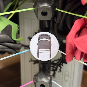 Steel chair 25mm/1in button badges, Pro Wrestling themed Pin Badge AEW WWE