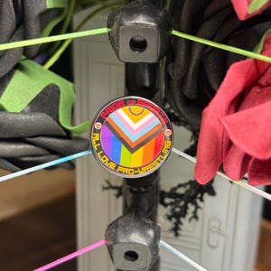 Pride of sport 25mm/1in button badges, Pro Wrestling themed Pin Badge AEW WWE