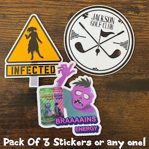The Last Of Us Stickers: TLOU Inspired, 2.5 inch