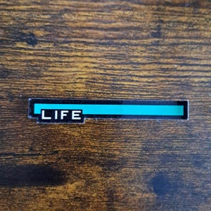 Life Bar - Metal Gear Solid 3&quot; Vinyl Sticker