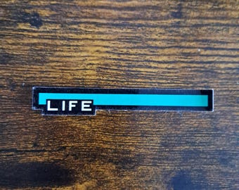 Adesivo Life Bar - Metal Gear Solid 2,5"