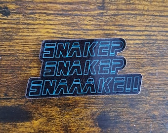 Adesivo de cobra do Metal Gear Solid - Arte de videogame