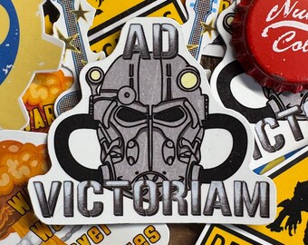Ad victoriam: brotherhood of steel fallout Video Game sticker