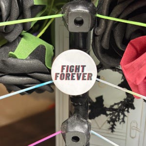 Fight forever 25mm/1in button badges, Pro Wrestling themed Pin Badge AEW WWE