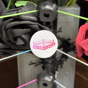 Girls night 25mm/1in button badges, Pro Wrestling themed Pin Badge AEW WWE