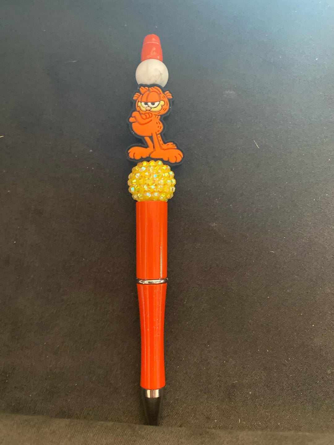 Beaded garfield Pen - Etsy