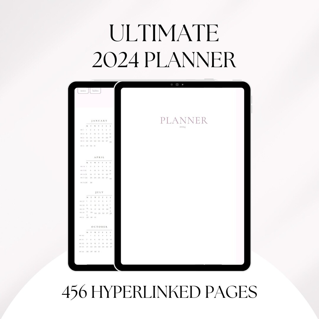2024 Digital Planner, Goodnotes Planner, Monthly/daily Planner