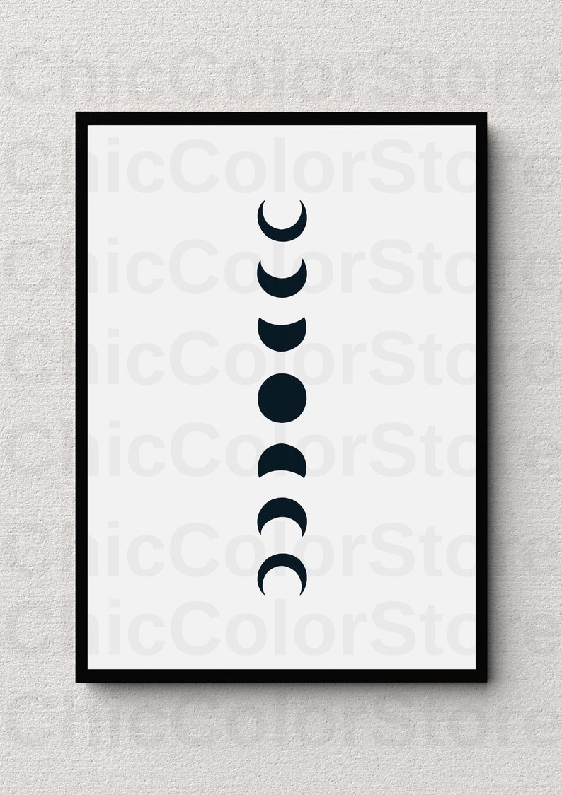 Design of Two Printable Digital Wall Art Canvases, Black and White