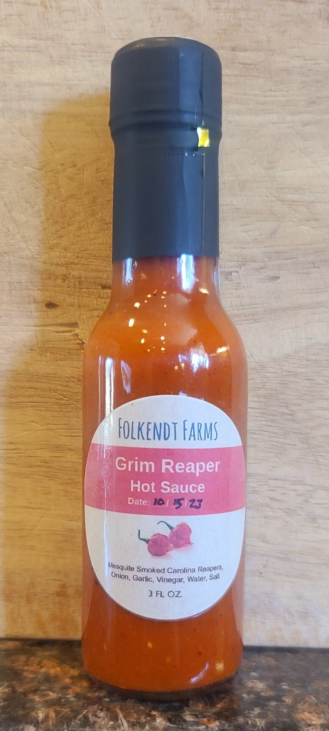 Smoked Carolina Reaper Hot Sauce Etsy