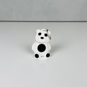 Cute Bear Keychain – Kawaii Animal Bag Charm | Minimalist Gift for Bear Lovers